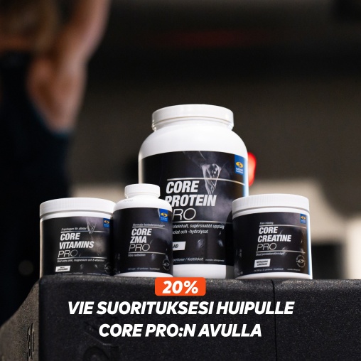 Koko Core PRO -sarja jopa 20 %